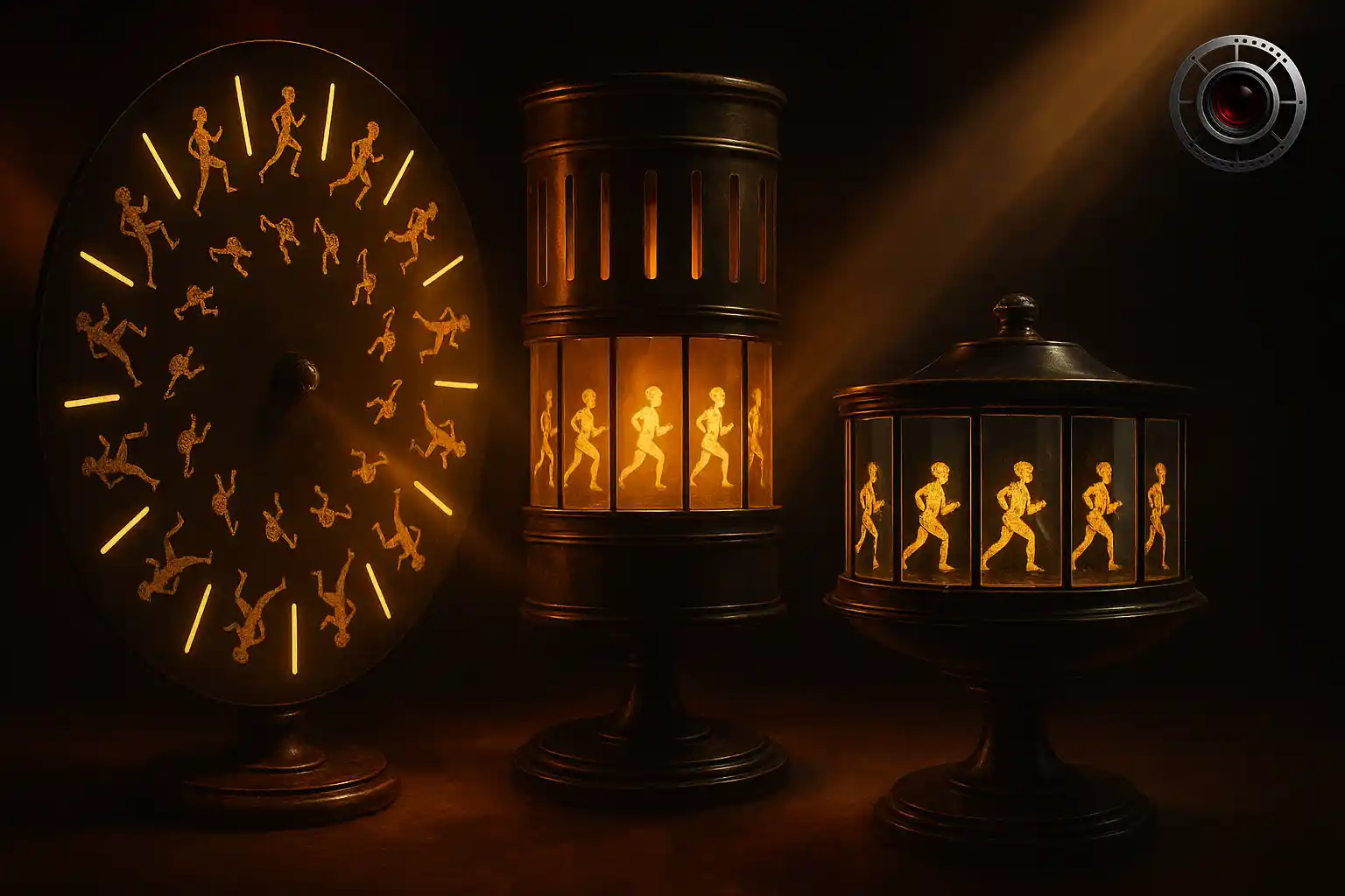 سه دستگاه پیش‌سینمایی؛ فناکیستوسکوپ، زوتروپ و پراکسینوسکوپ در تاریخ ثبت تصاویر