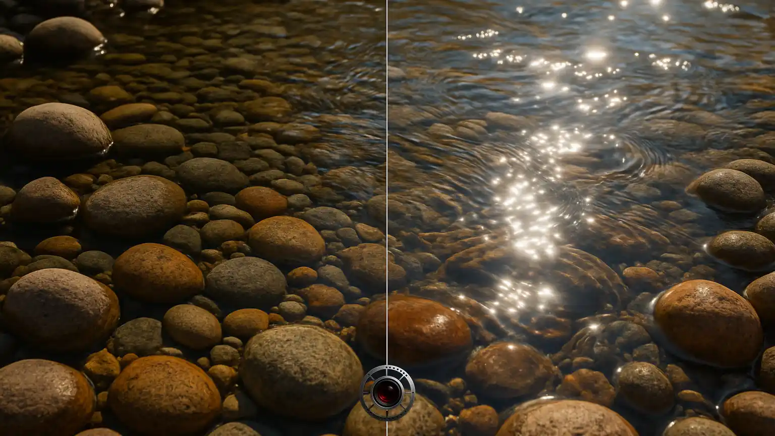 عکاسی از ساحل با فیلتر پلاریزه