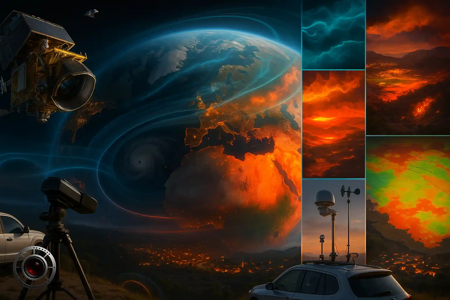 عکسبرداری مادون قرمز در هواشناسی