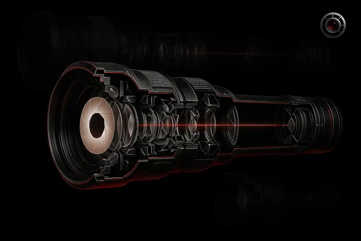تغییر دیافراگم در آناتومی لنز زوم