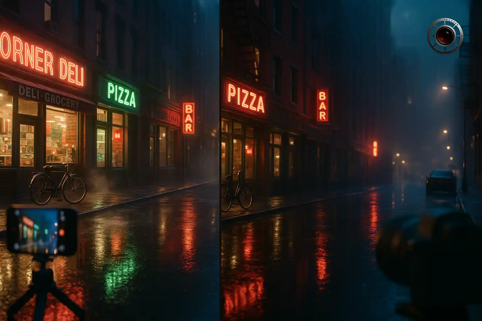 مقایسه کیفیت تصویر دوربین با گوشی