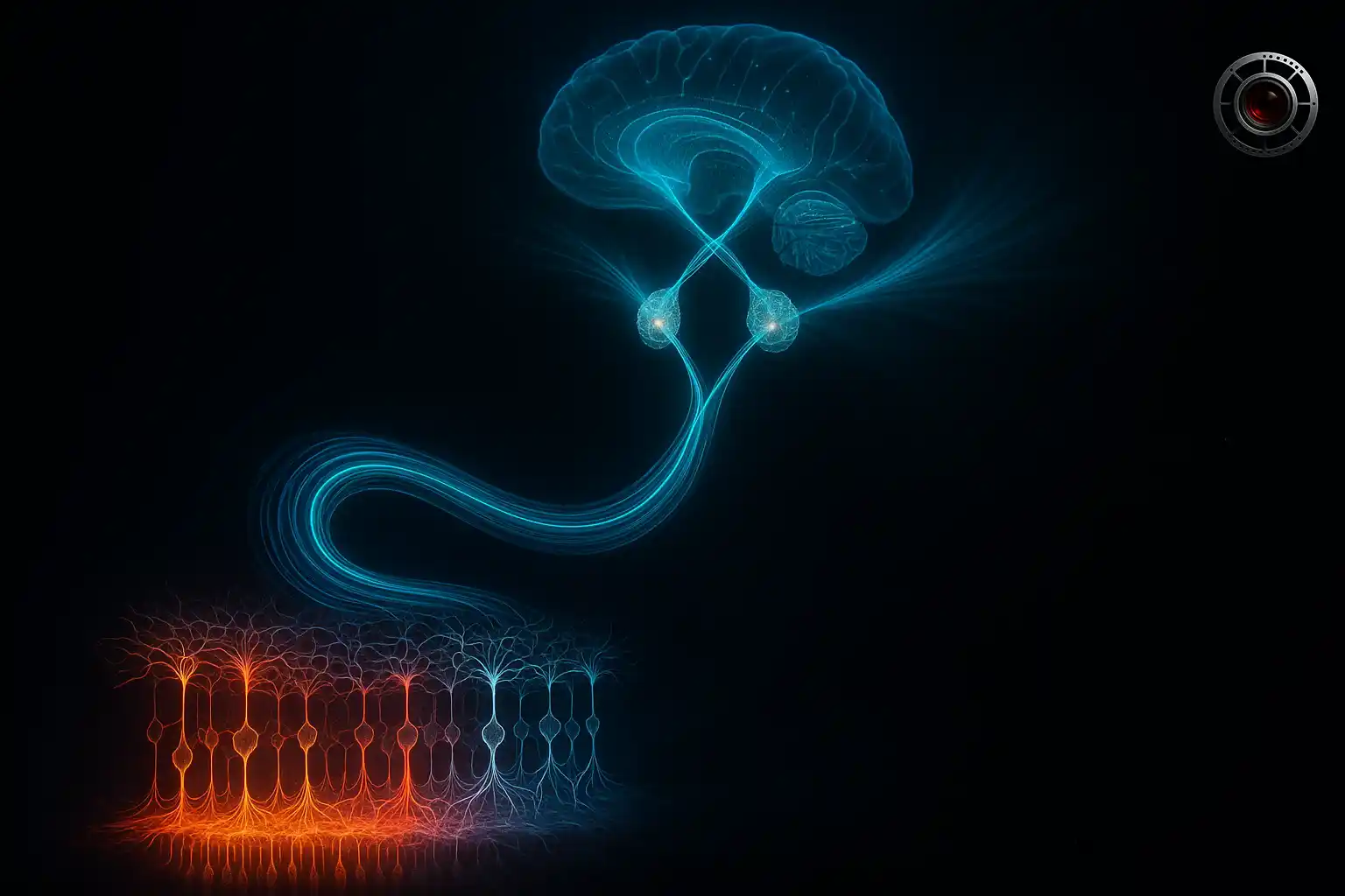 از شبکیه چشم به مغز انسان