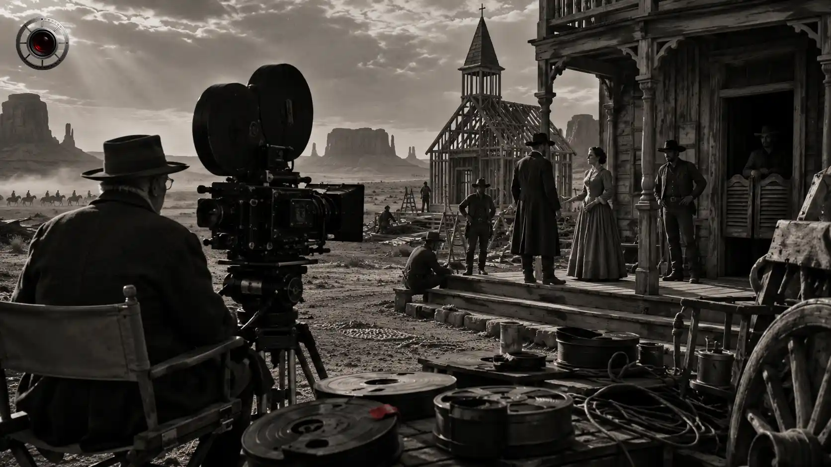 سبک کارگردانی جان فورد در فیلم My Darling Clementine با تأکید بر مانیومنت ولی، قاببندی وسترن و معماری اخلاقی تصویر